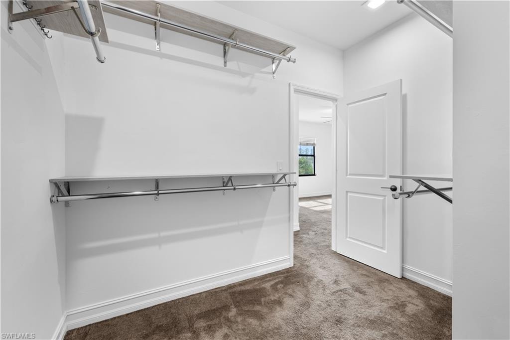 Master walk-in closet