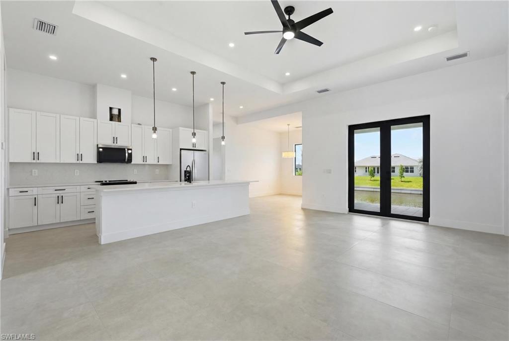 Kitchen & Living Room