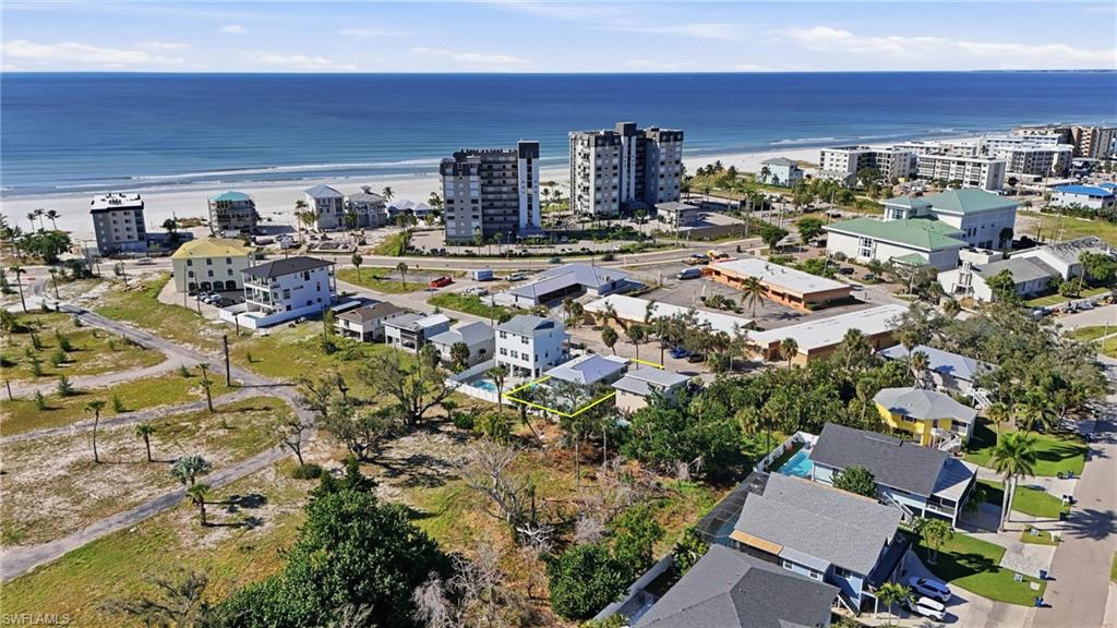 View of Fort Myers Beach with views of the Gulf- Virtually Edited Image