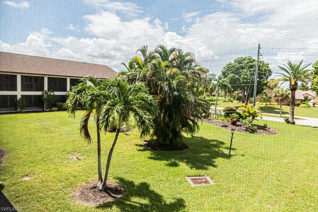 Landscaped view from lanai