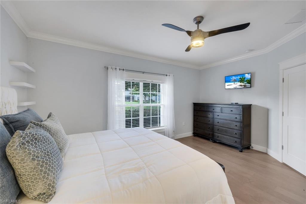 Lake views from master bedroom