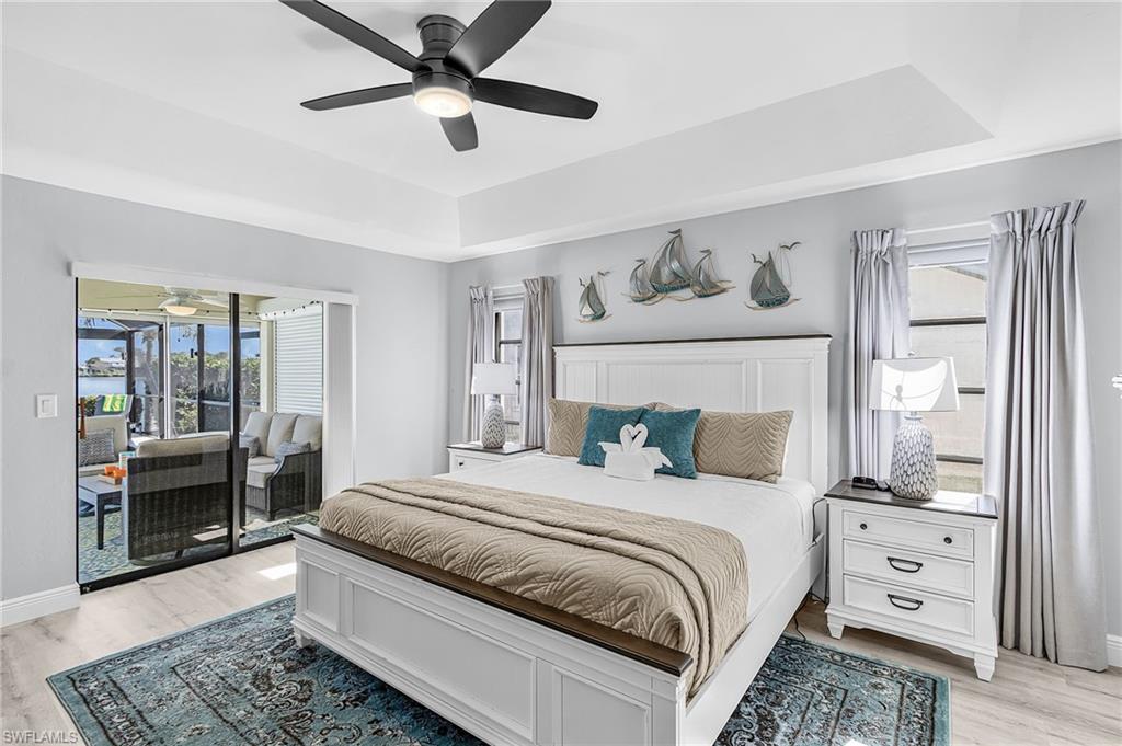 Primary Bedroom with King size bed