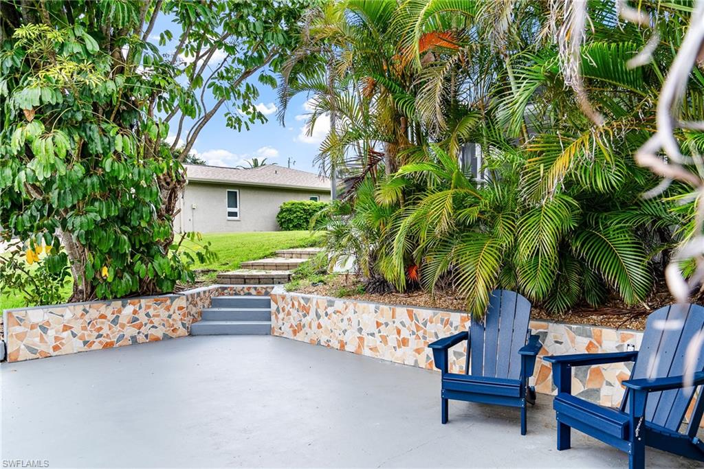 View of patio
