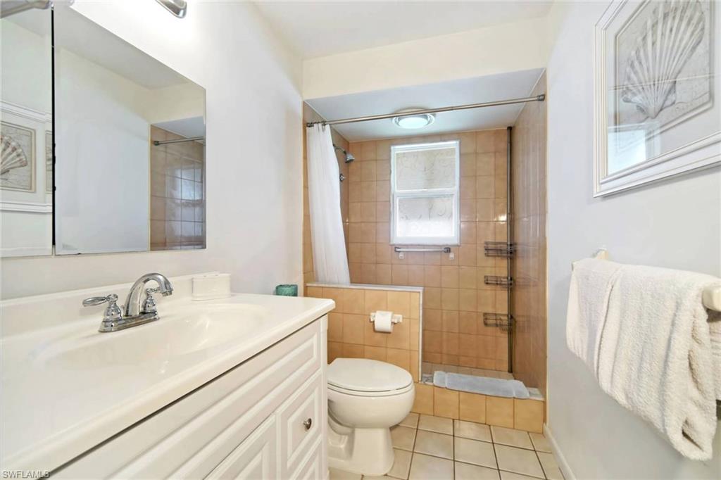 Guest Bedroom with Walk-in Shower