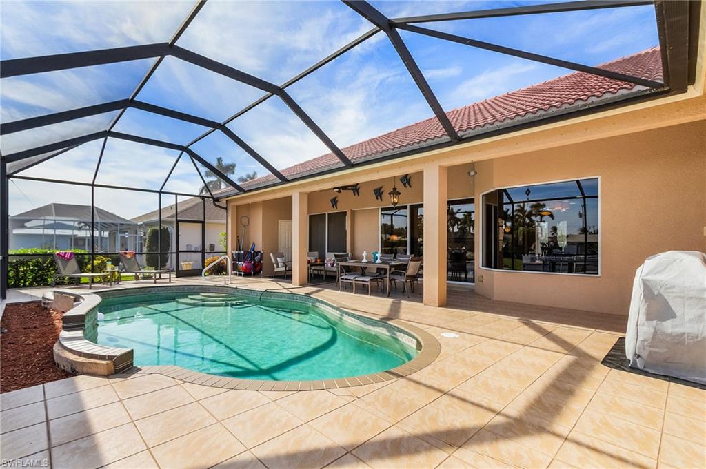 Pool and patio view
