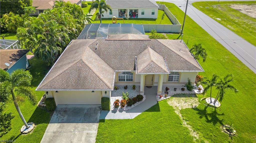 Aerial View of House