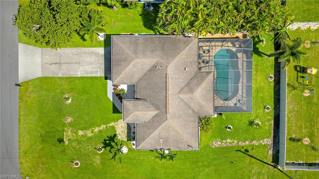 Aerial view of House