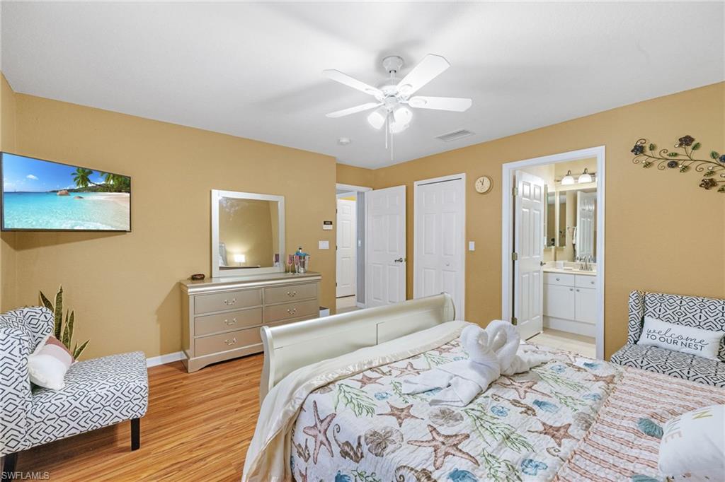 Primary Bedroom w/ adjoining bathroom