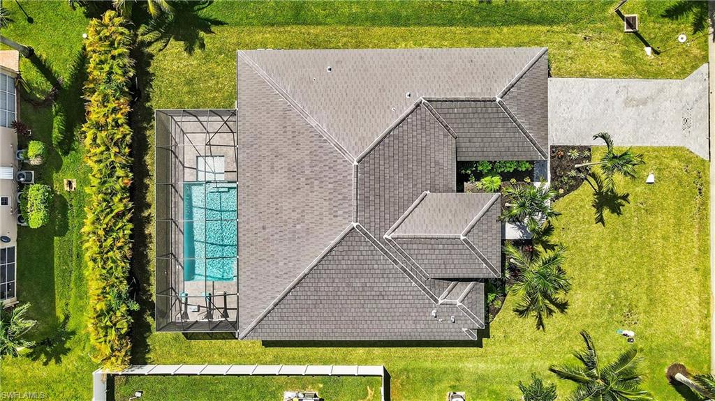 Aerial View of House