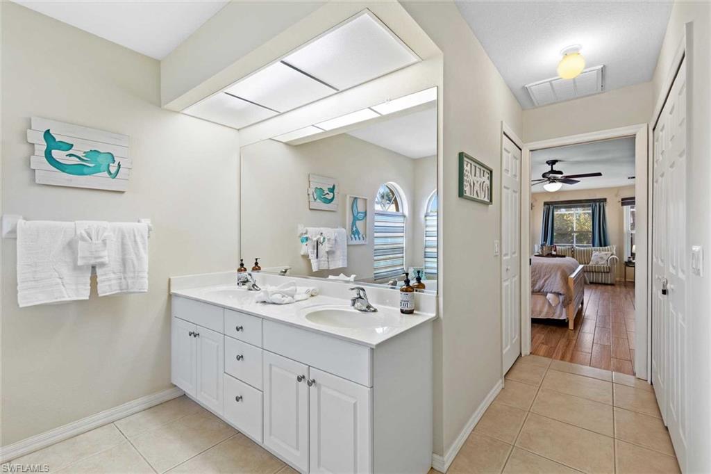 Primary Bathroom with Dual Sinks
