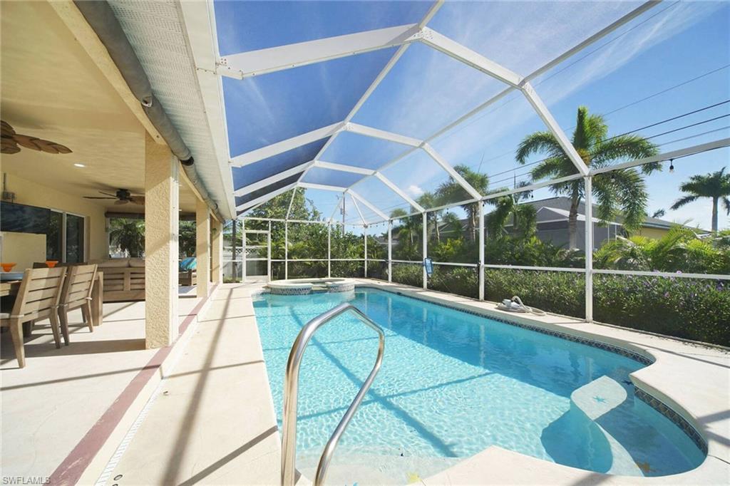 View of pool and patio