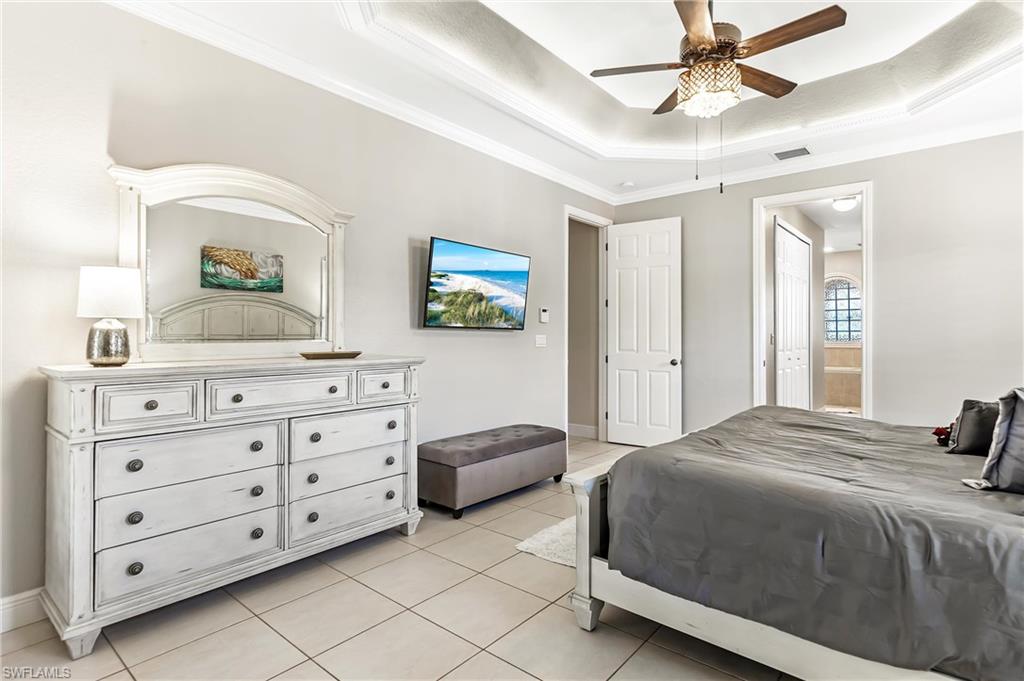 Primary Bedroom with adjoining bathroom