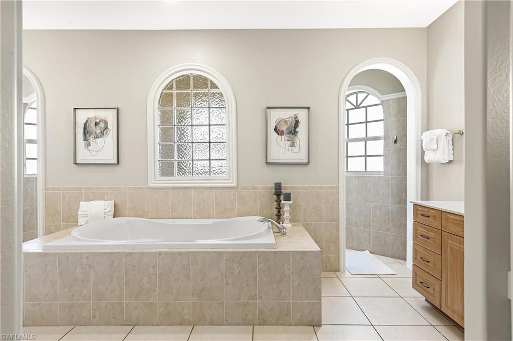 Primary Bedroom with adjoining bathroom