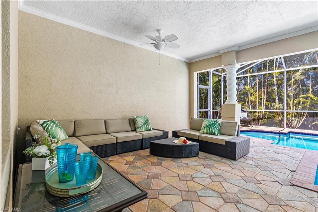 View of patio seating area