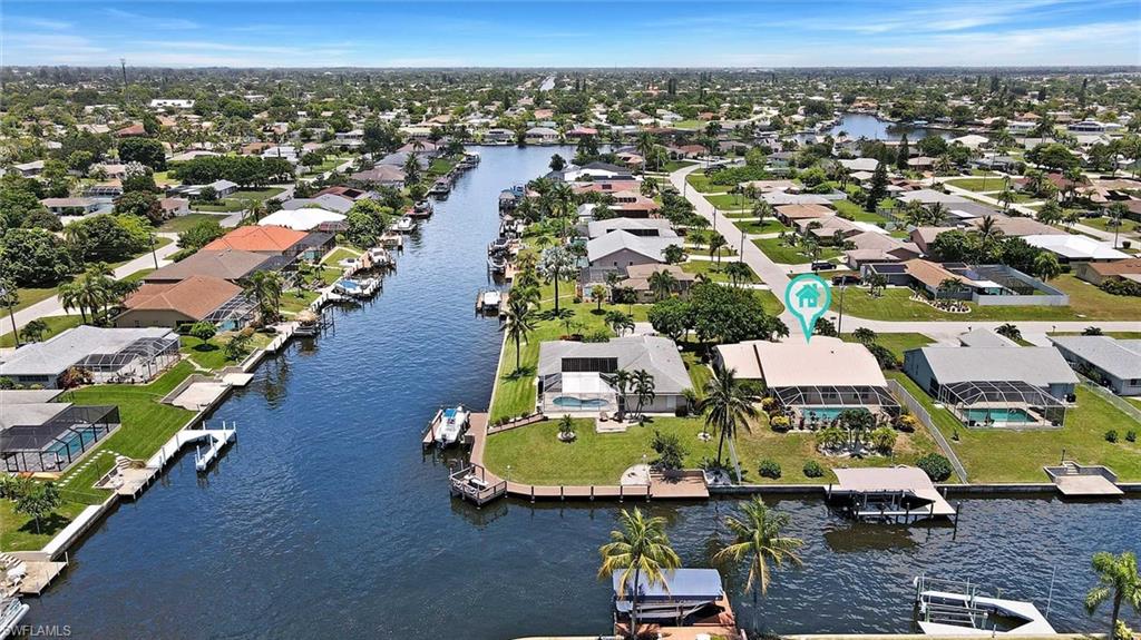 Aerial View of Waterway