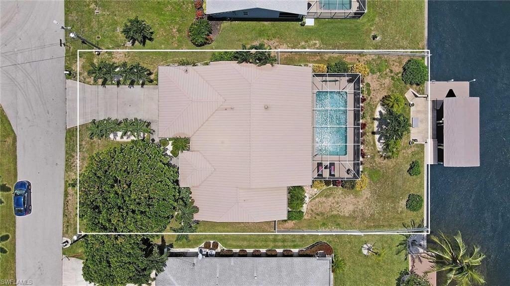 Aerial View of House