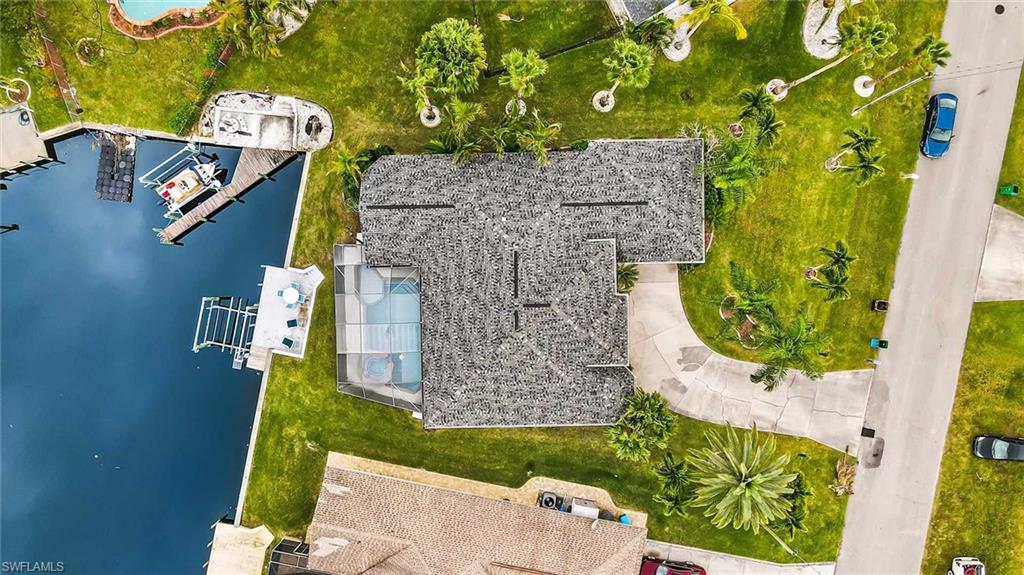 Aerial View of House