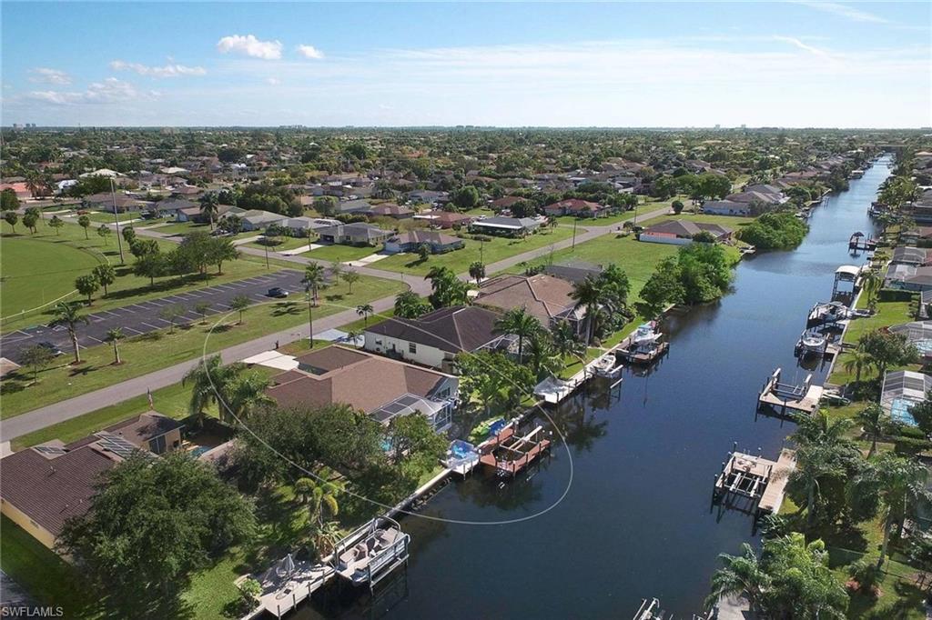 Aerial View of Waterway