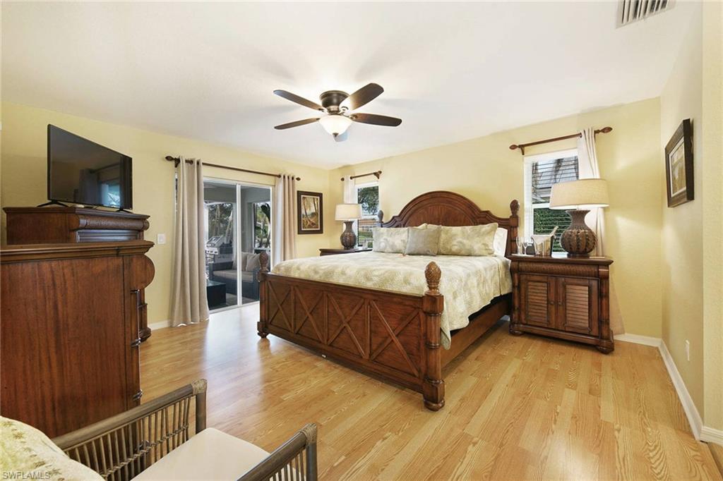 Primary Bedroom w/ pool view