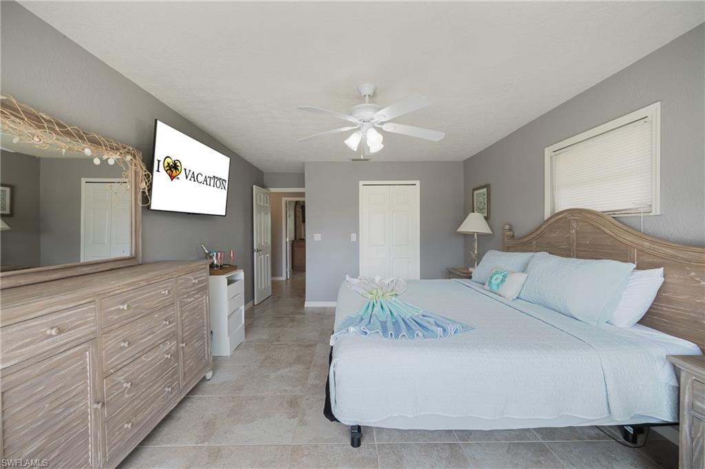Primary Bedroom with King size bed