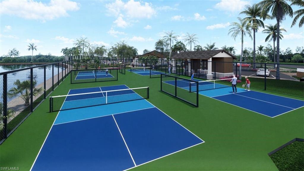 Pickleball Courts-Conceptual artist rendering
