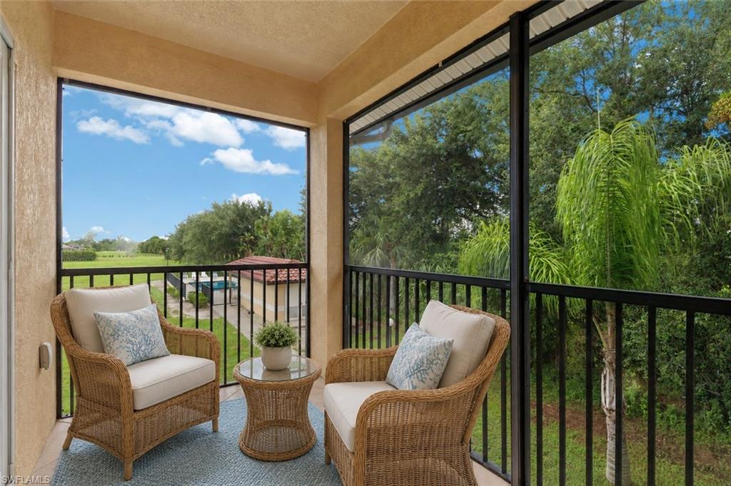Virtual Staged The screened lanai