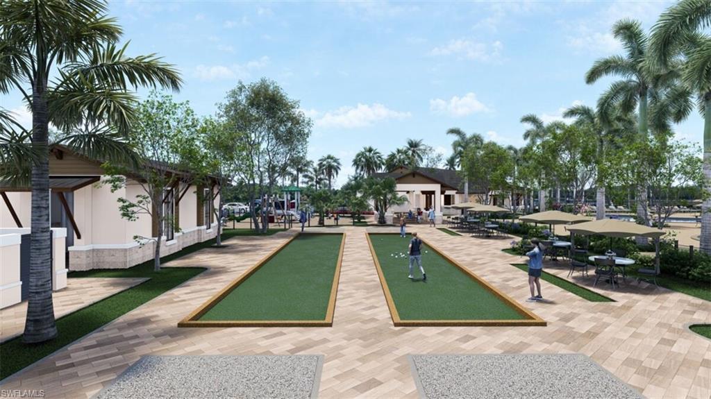 Bocce Ball-Conceptual artist rendering
