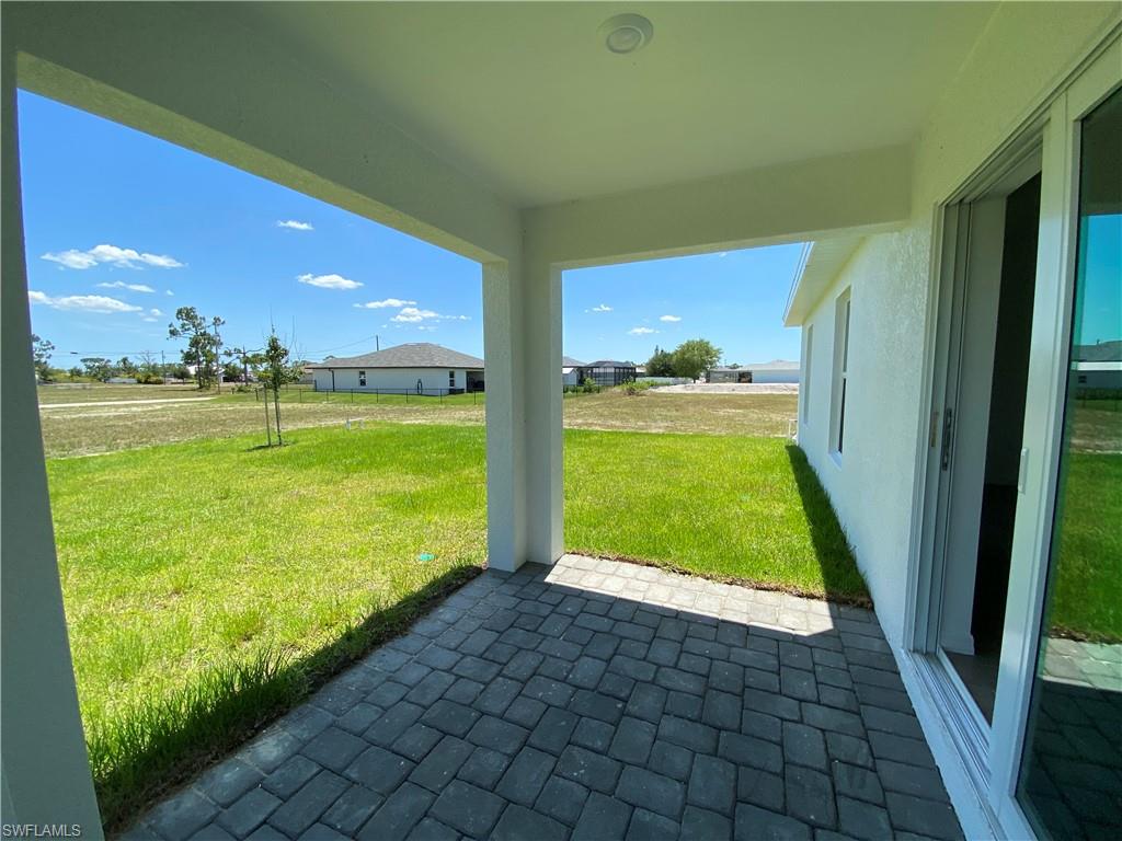 View of patio