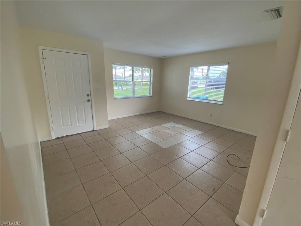 Front entry to living area