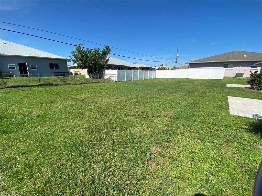 Rear Back yard