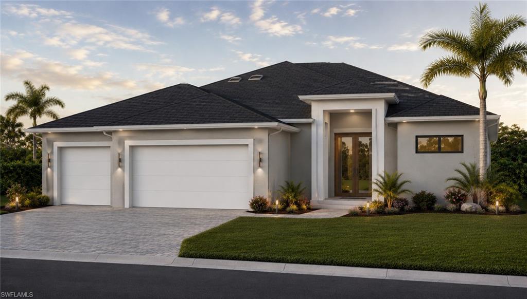 This is a rendering of what the home will look like when completed