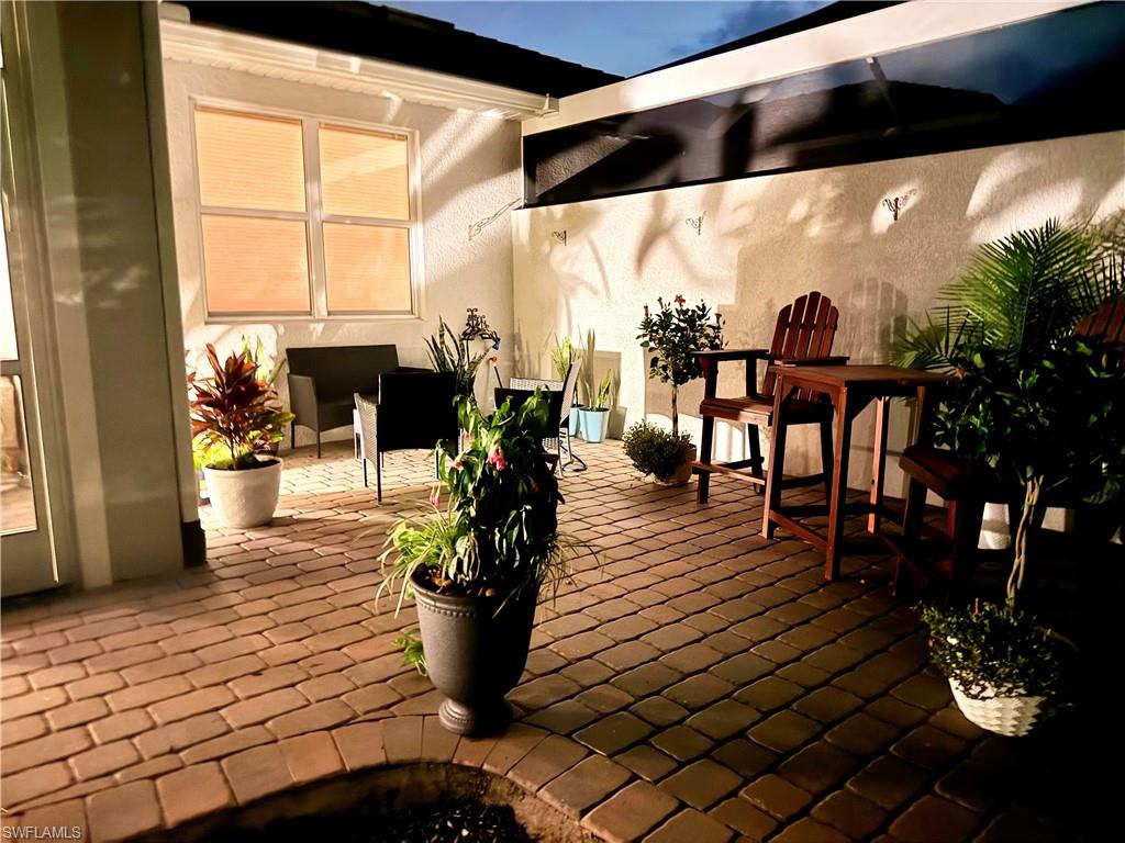 Outdoor open patio