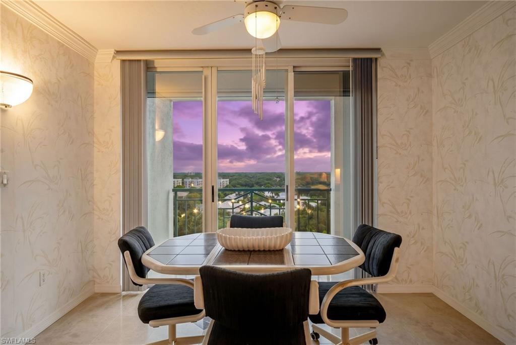 Breakfast nook for morning coffee