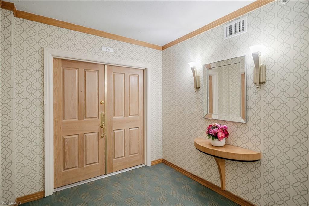 front door and lobby