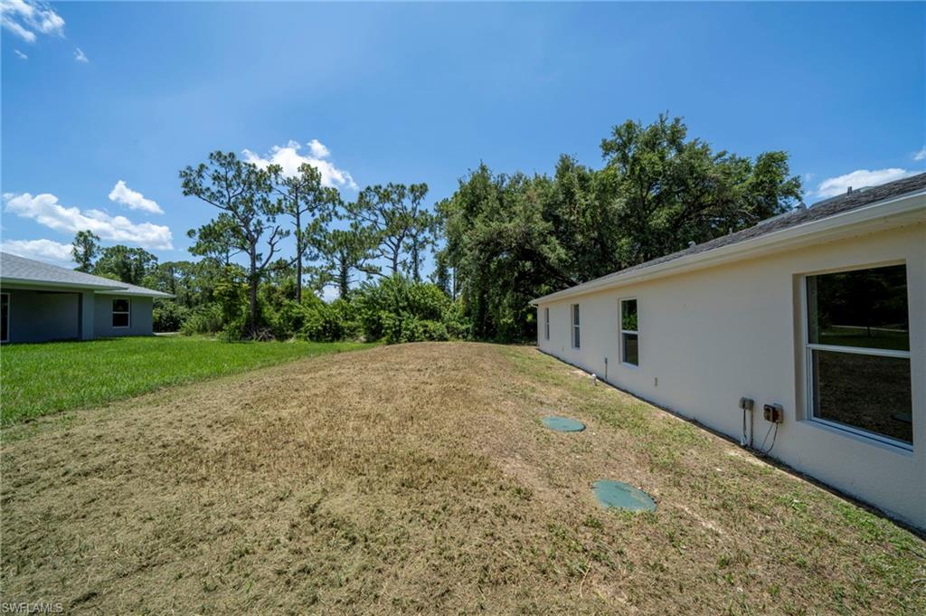 View of green lawn