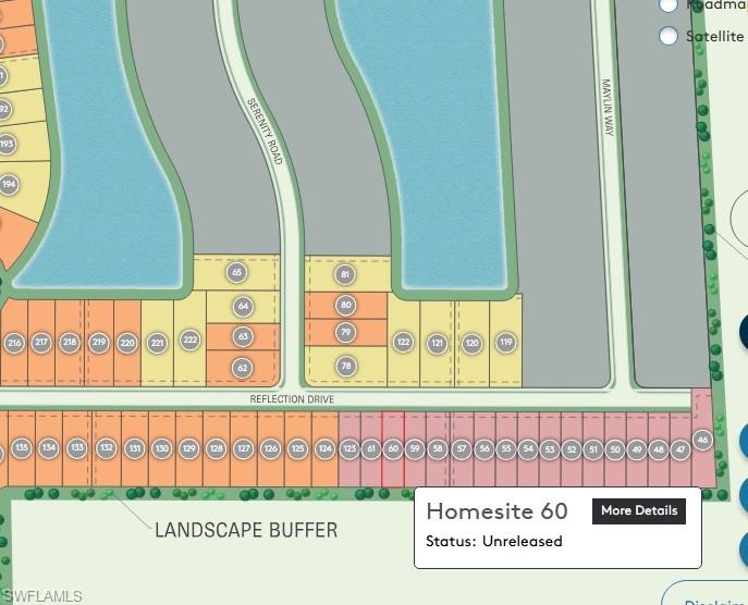 Homesite Map.