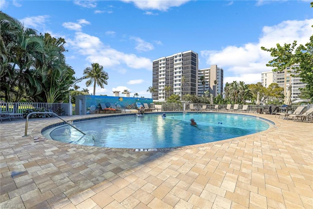 Community Pool is just a few steps away from the building.