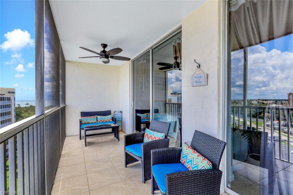 Lanai overlooking landscaped area.