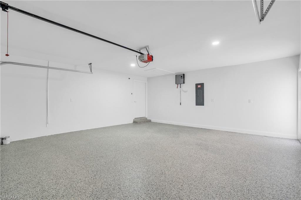 Garage freshened with the epoxy floor and the Tankless Water Heater update