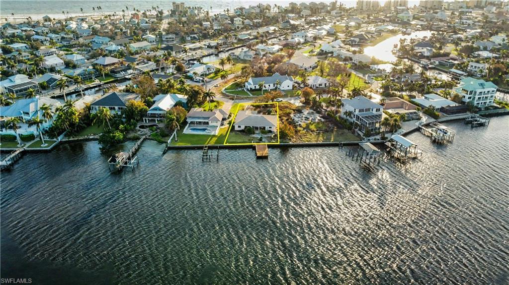 Prime waterfront property offering direct Gulf access and stunning coastal views - Virtually Edited Image