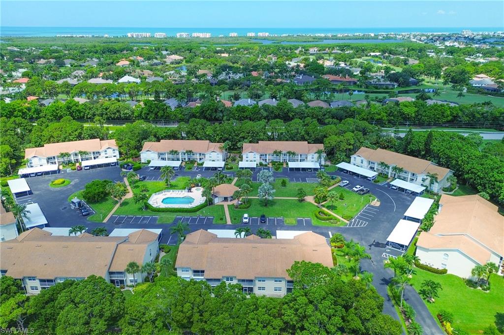View of the Gulf in the background