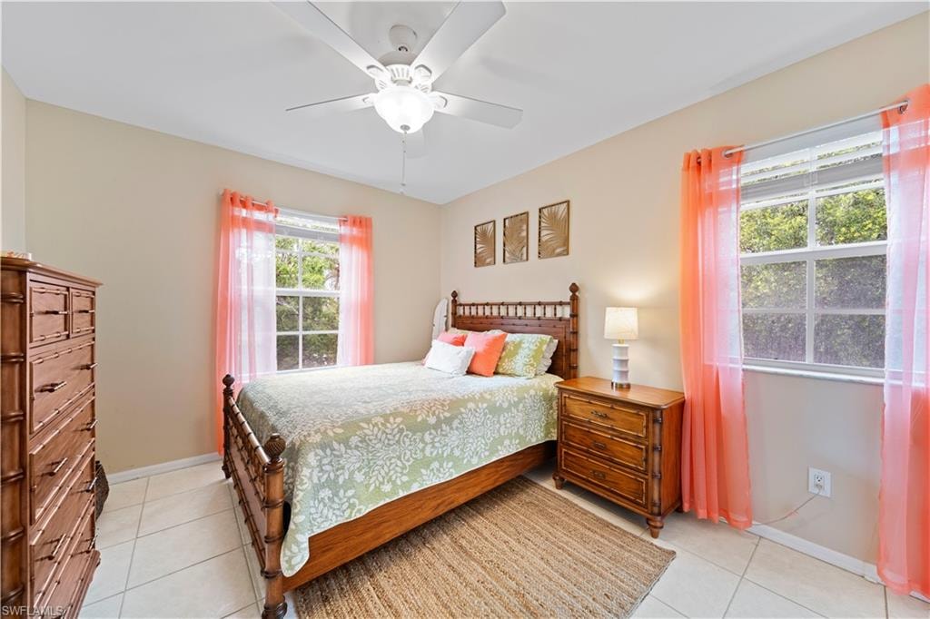 Ceiling Fan & Windows for Natural Light!
