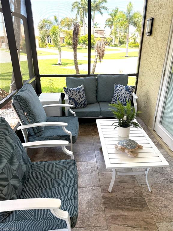Screened lanai