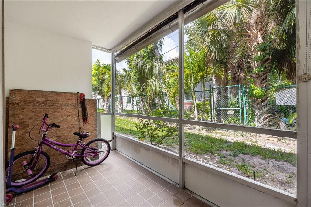 Screened lanai