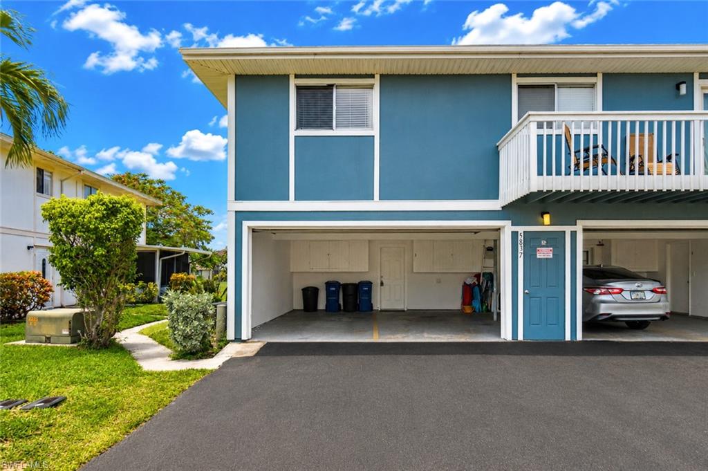 One garage space and driveway parking