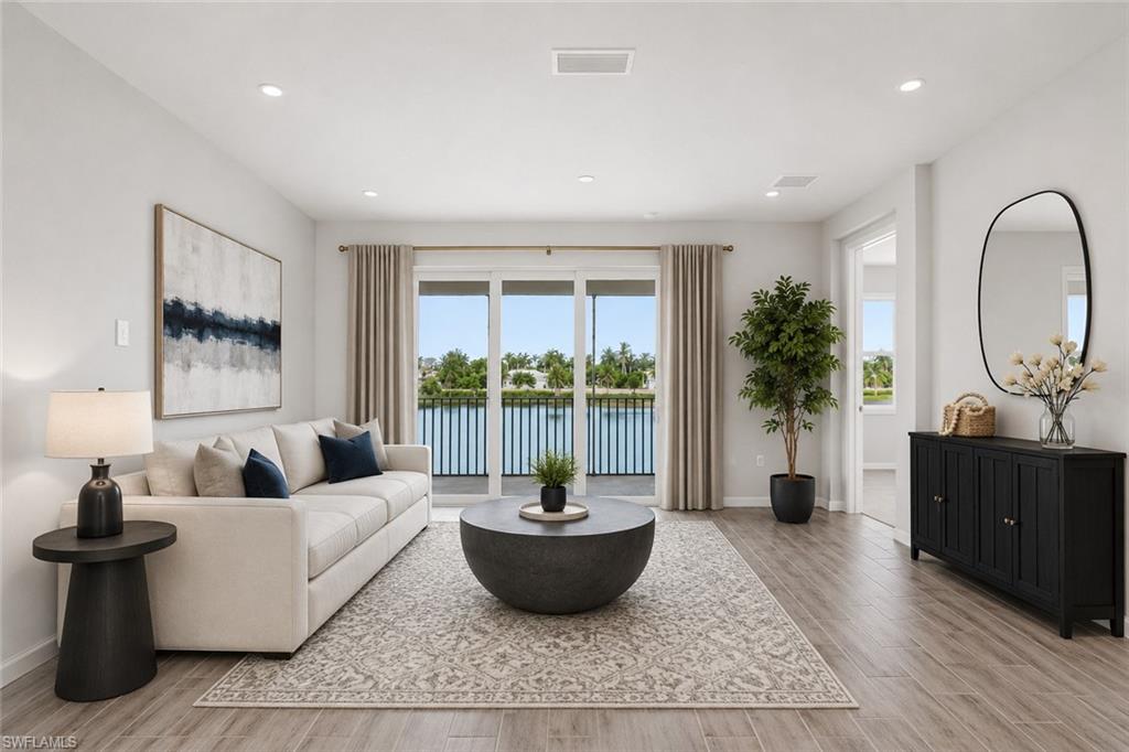 Photo includes reality renovation/reality staging to showcase the potential of the living room. Design services included with purchase!