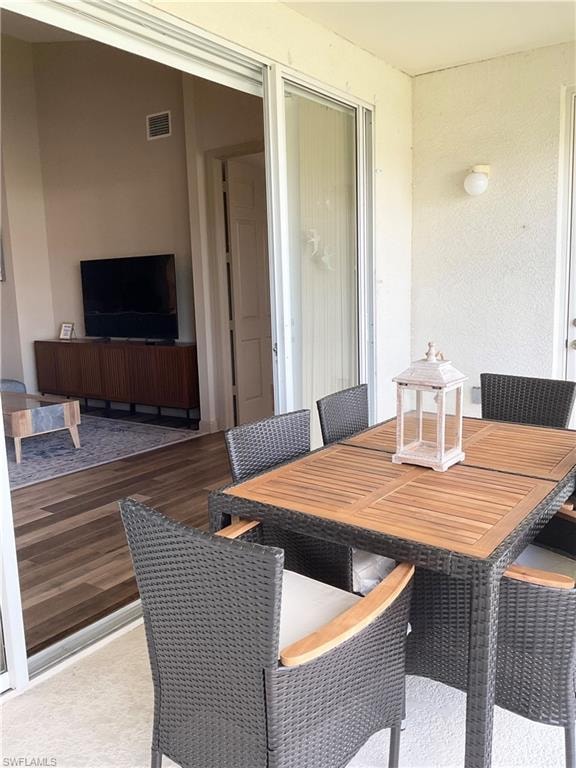 Lanai area opens up from great room