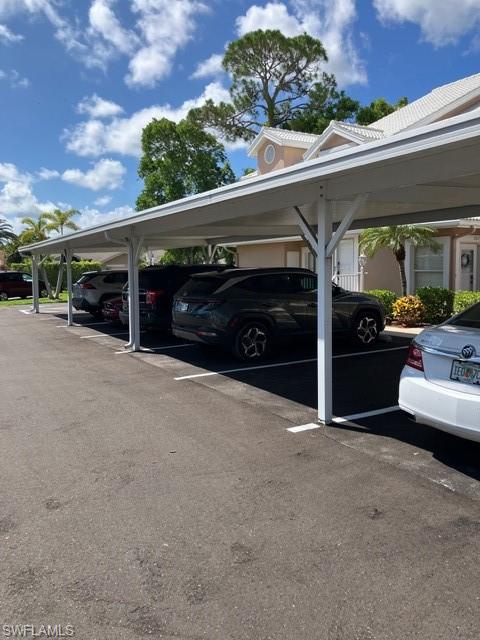 Covered parking space #102