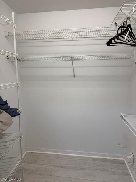 Primary walk in closet