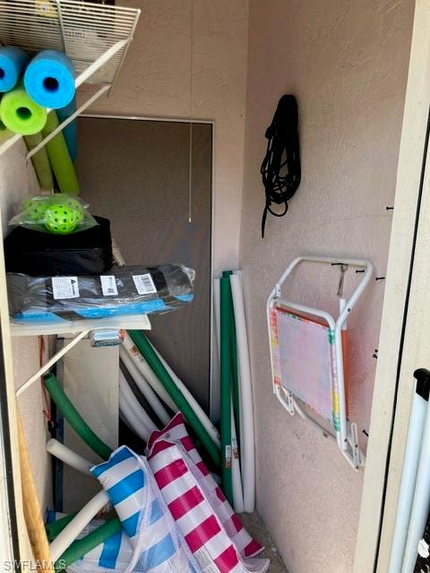 Storage closet near front door